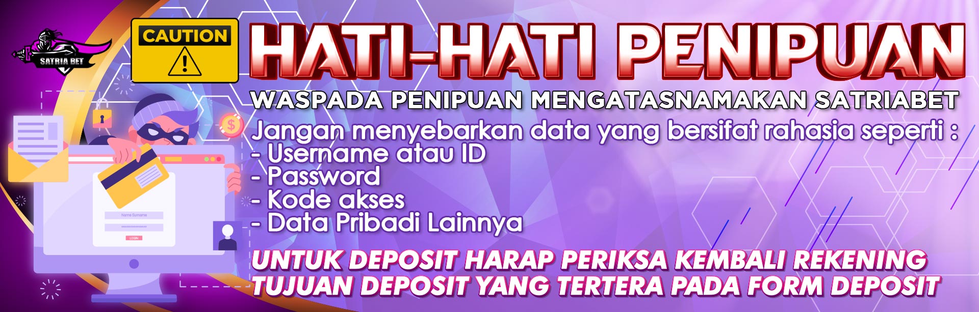 WASPADA PENIPUAN