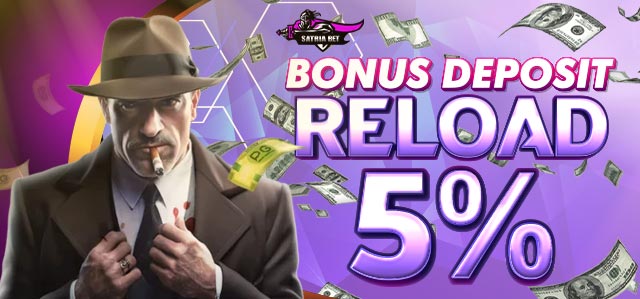 BONUS RELOAD 5% HARIAN