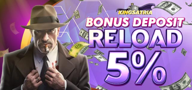 BONUS RELOAD 5% HARIAN